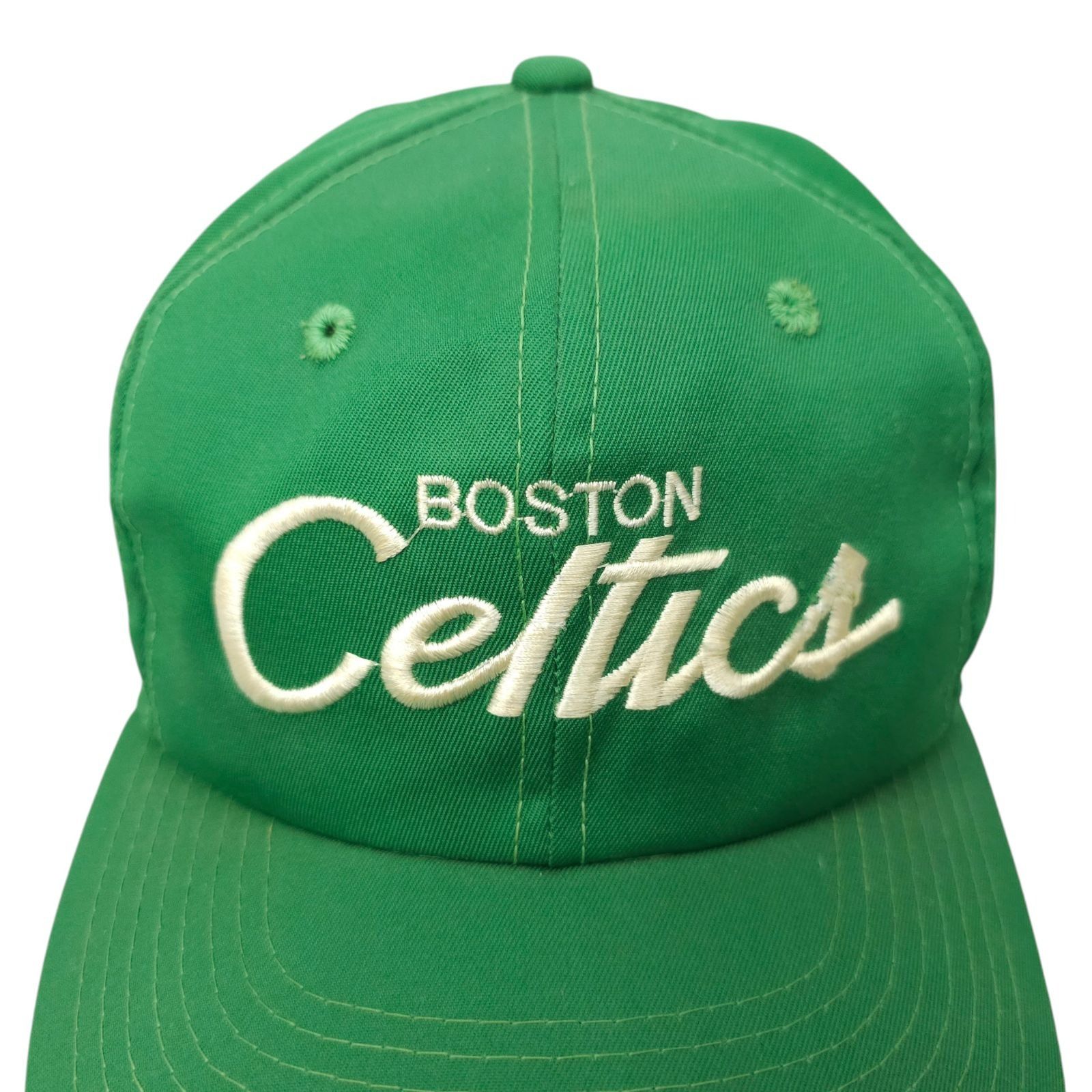 Sports Specialties Boston Celtics Script Baseball Cap READ Vtg 90s Snapback Hat Size ONE SIZE - 10 Thumbnail