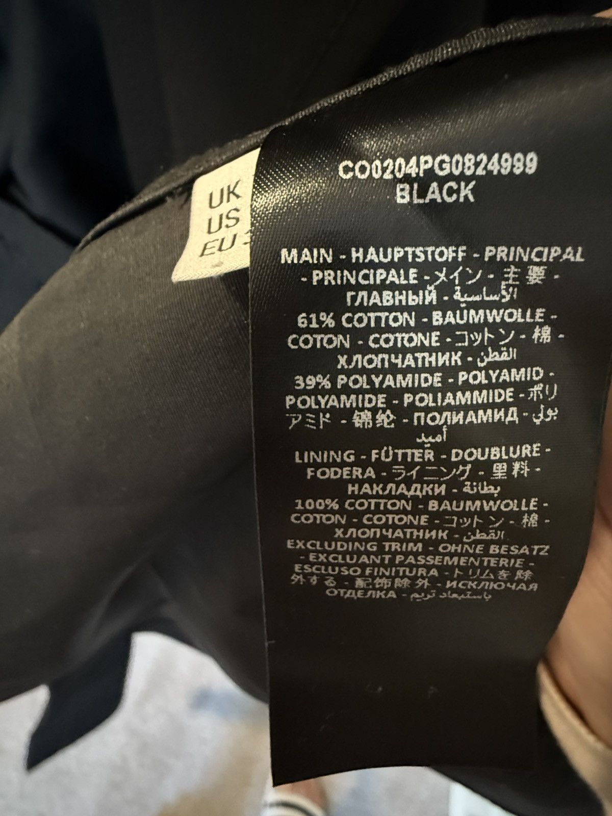 JW Anderson JW Anderson Black Belted Trench Coat with Gold Buckle Size M / US 6-8 / IT 42-44 - 13 Thumbnail