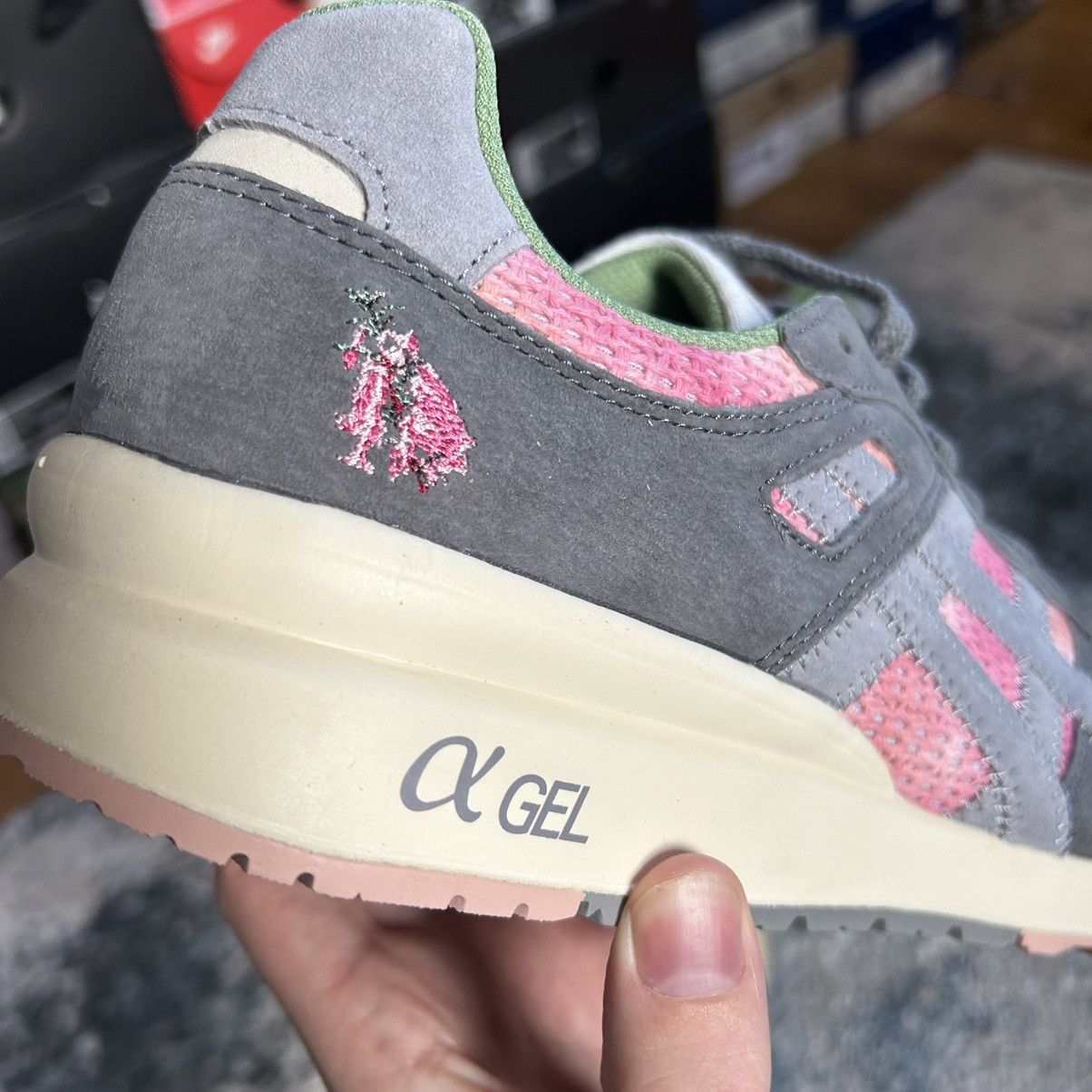 Asics 1201A510-021 GT-ii METROPOLiS PiEDMONT GREY PiNK SAGE GREEN Size US 8 / EU 41 - 4 Thumbnail