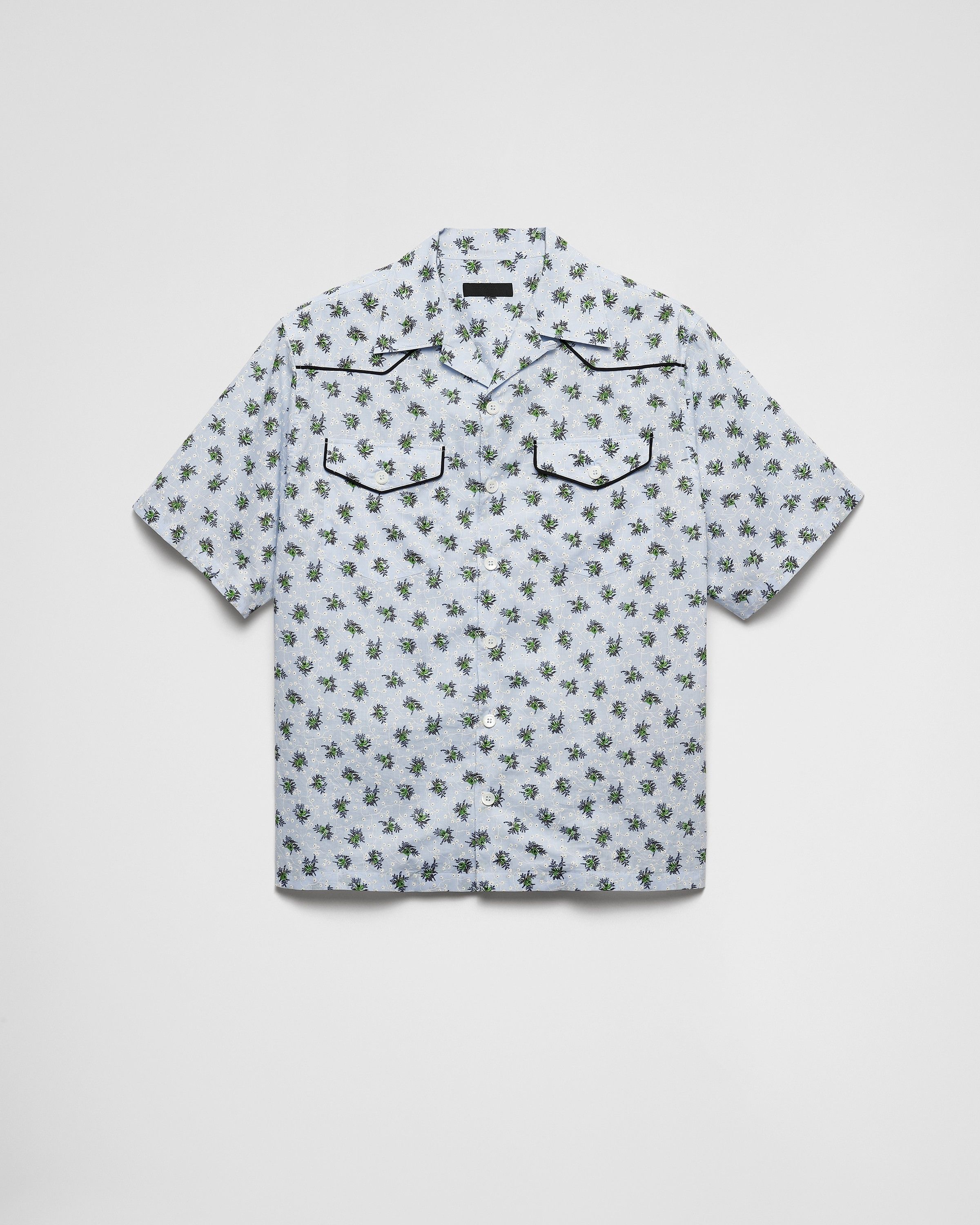 Prada o1bcso1str1025 Batista Edelweis Short-Sleeved Shirt Size US S / EU 44-46 / 1 - 1 Thumbnail