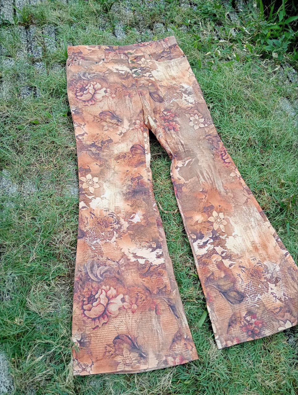 Tornado Mart Vintage Tornado Mart Japan Floral Overprint Pants Size US 29 - 3 Thumbnail