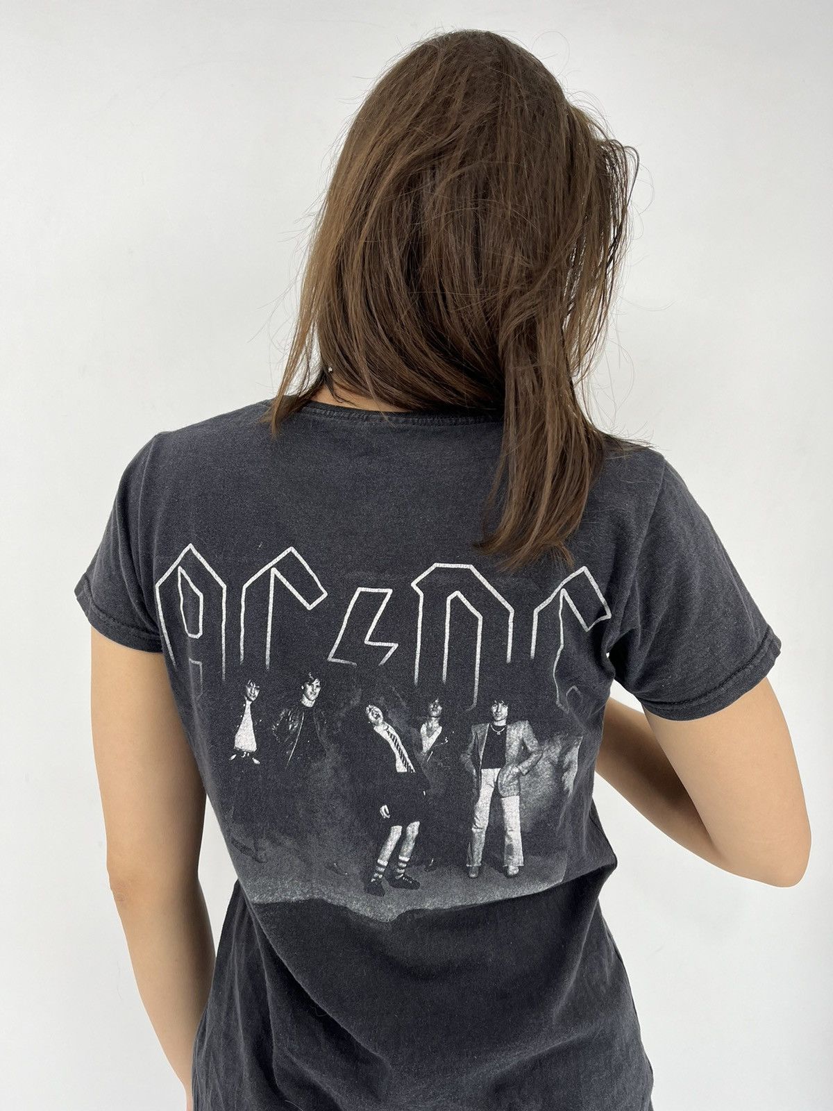 AC/DC × Band Tees Vintage Y2K AC/DC Highway To Hell Womens Tee Size M / US 6-8 / IT 42-44 - 6 Thumbnail