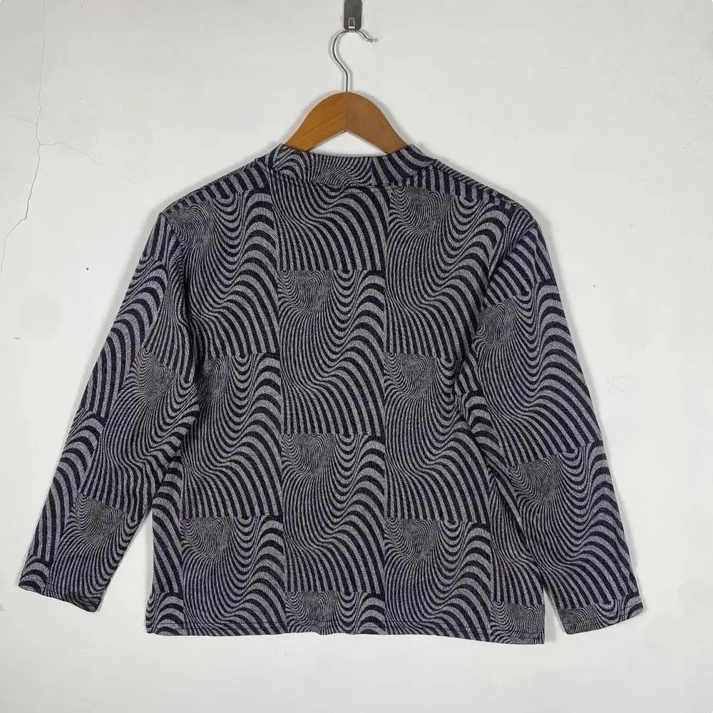 Japanese Brand Vintage 90's PSYCHEDELIC DESIGN Long Sleeve Tee Shirt Size M / US 6-8 / IT 42-44 - 4 Thumbnail