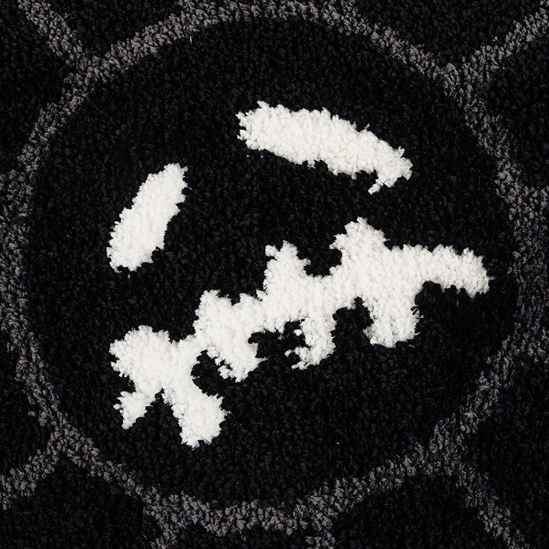Handmade × Other Smiling Face Tufted Flower Rug Retro Carpet for Bedroom Size ONE SIZE - 4 Thumbnail