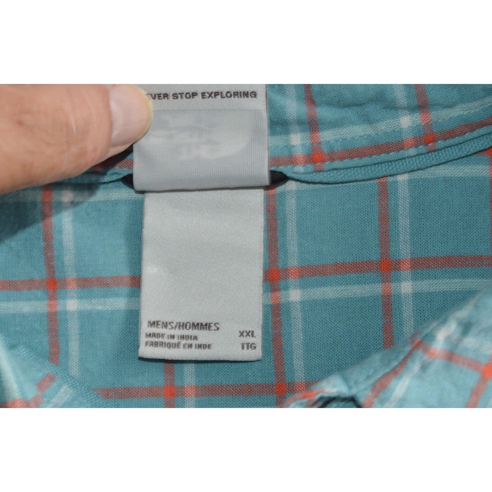 The North Face The North Face Shirt Mens 2XL Blue Plaid Short Sleeve Outdoor Hiking Size US XXL / EU 58 / 5 - 5 Thumbnail