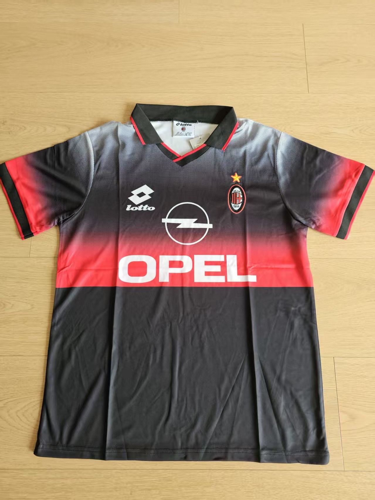 Lotto AC MILAN ゲームシャツ ACミラン Lotto ロットMotta モッタ ユニフォーム ゲームシャツ
