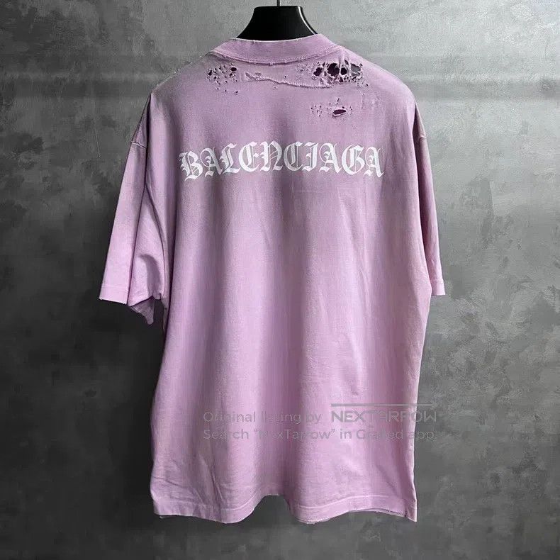 Balenciaga Balenciaga Light pink letter logo embroidery straight fit Size US L / EU 52-54 / 3 - 1 Thumbnail