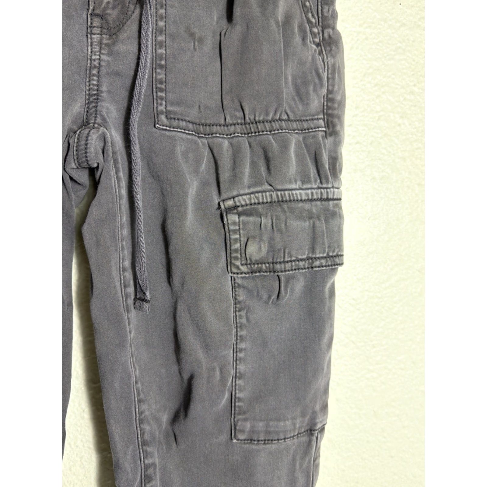 American Eagle Outfitters American Eagle Super Stretch Women’s Jeggings 2 Hi Rise Cargo Gray Flaws 26x28 Size 26" / US 2 / IT 38 - 6 Thumbnail