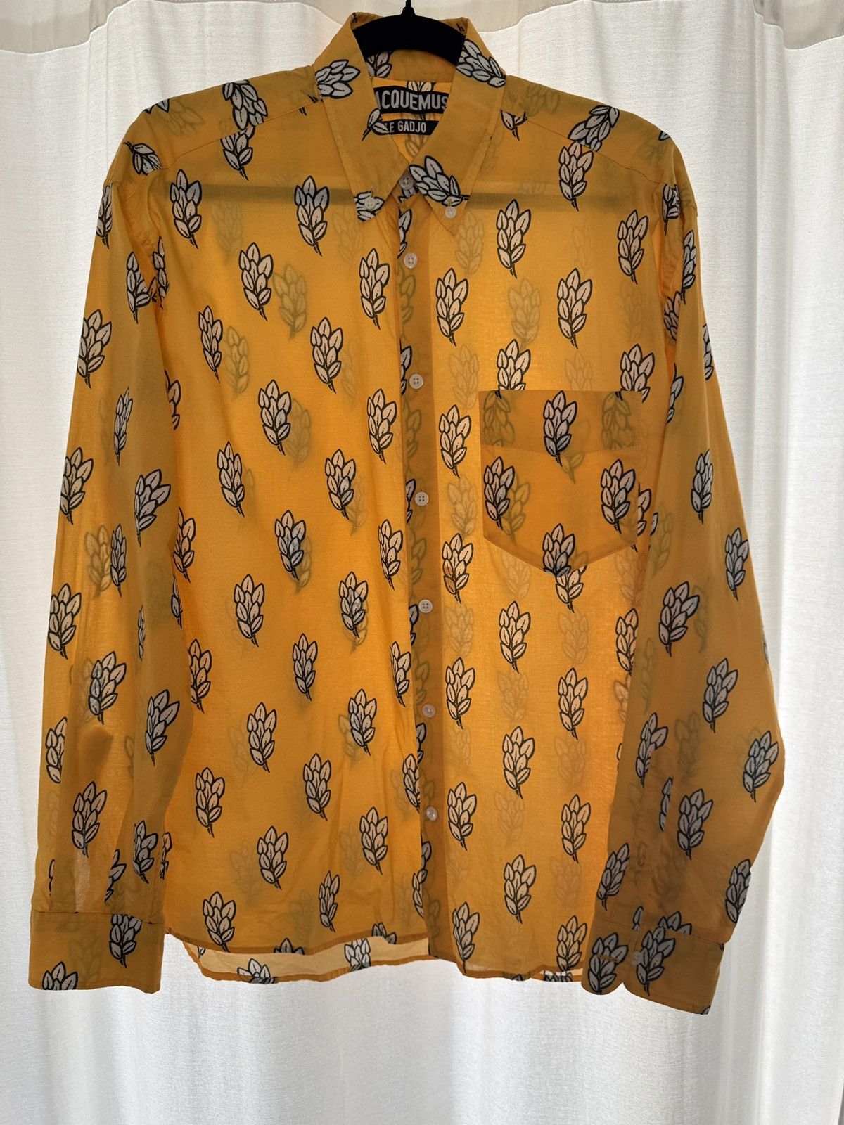 Jacquemus Jacquemus “Le Gadjo” wheat shirt Size US M / EU 48-50 / 2 - 3 Thumbnail