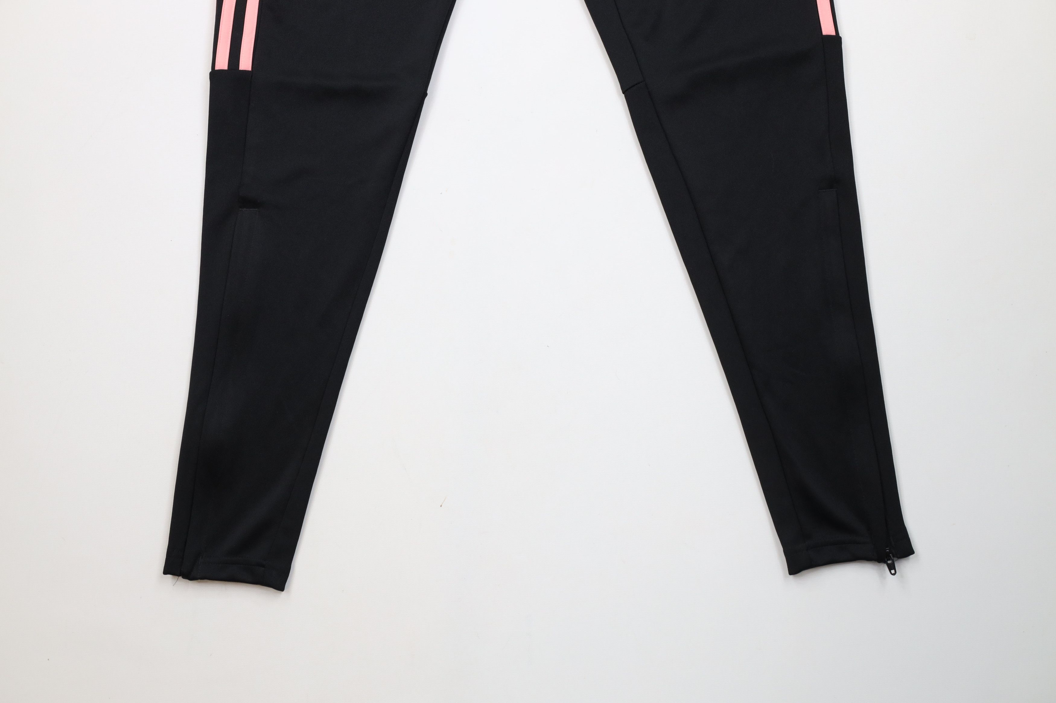 Adidas New Adidas Striped Tapered Leg Soccer Warm Up Pants Black Size 28" / US 6 / IT 42 - 4 Thumbnail
