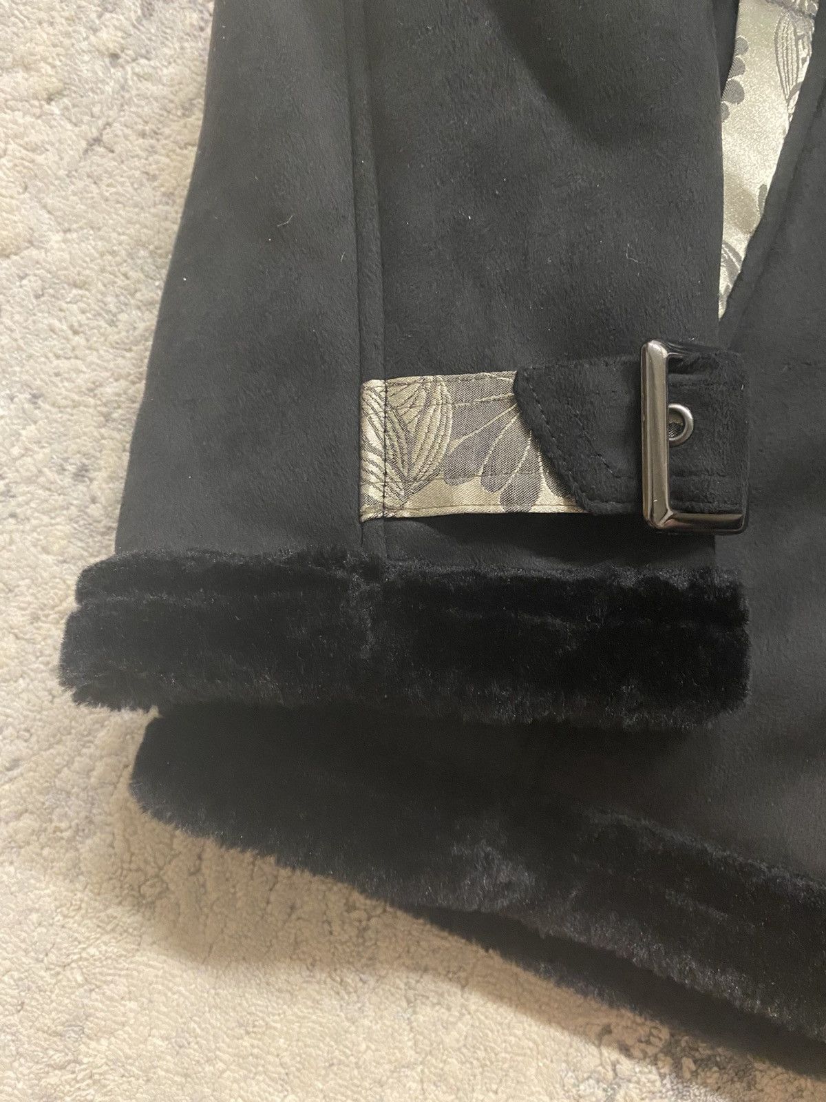 Japanese Brand Miyabi Musubi - Fur Hood Japanese Print Jacket Size US M / EU 48-50 / 2 - 5 Thumbnail
