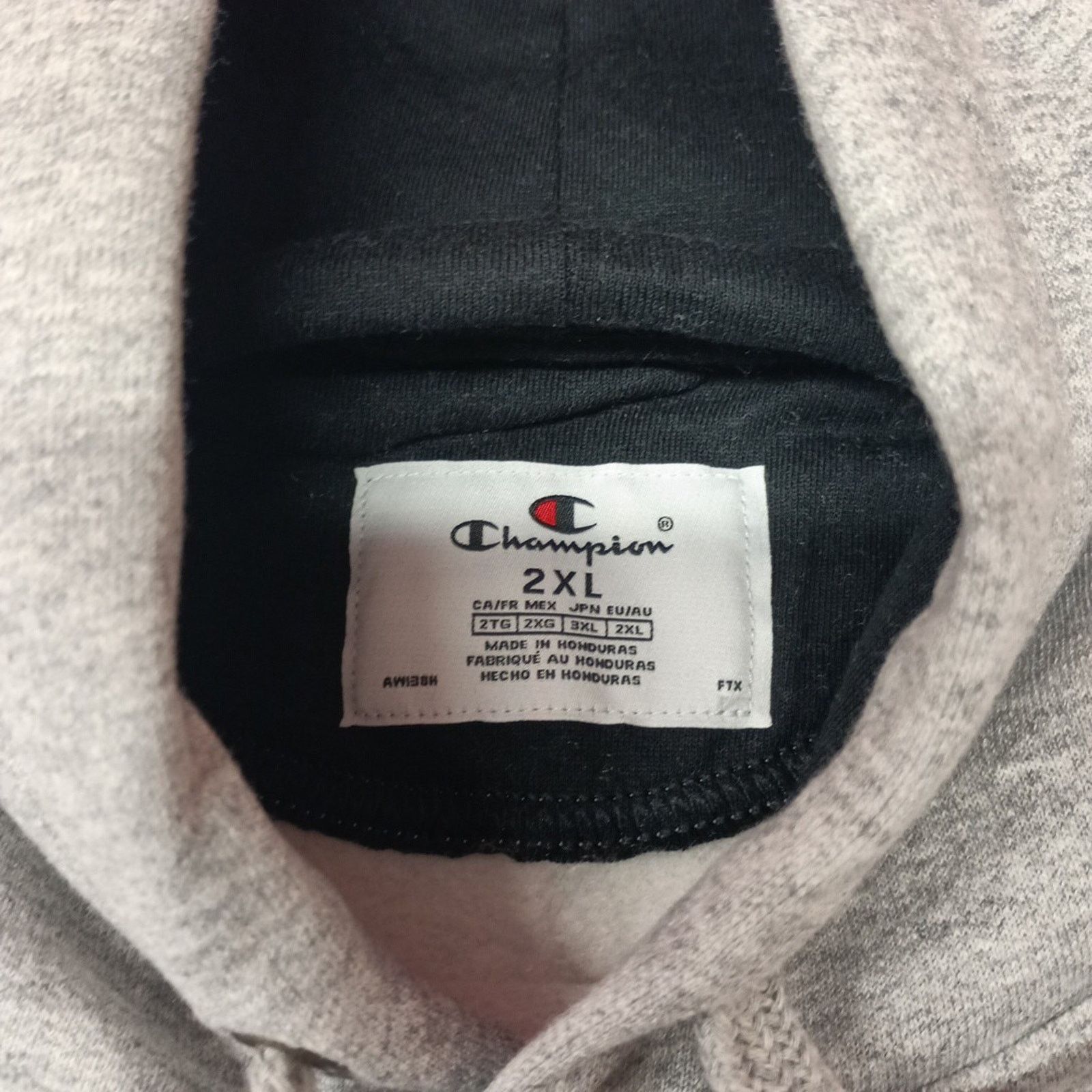 Champion Champion Power Blend Hoodie Men's 2XL Gray Embroidered Logos Size US XXL / EU 58 / 5 - 5 Thumbnail