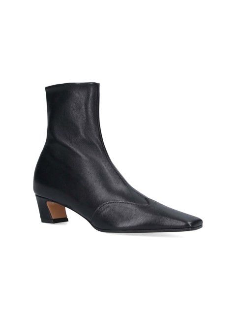 KHAITE o1s22i1n0724 Ankle Boots in Black Size US 8 / IT 38 - 2 Thumbnail
