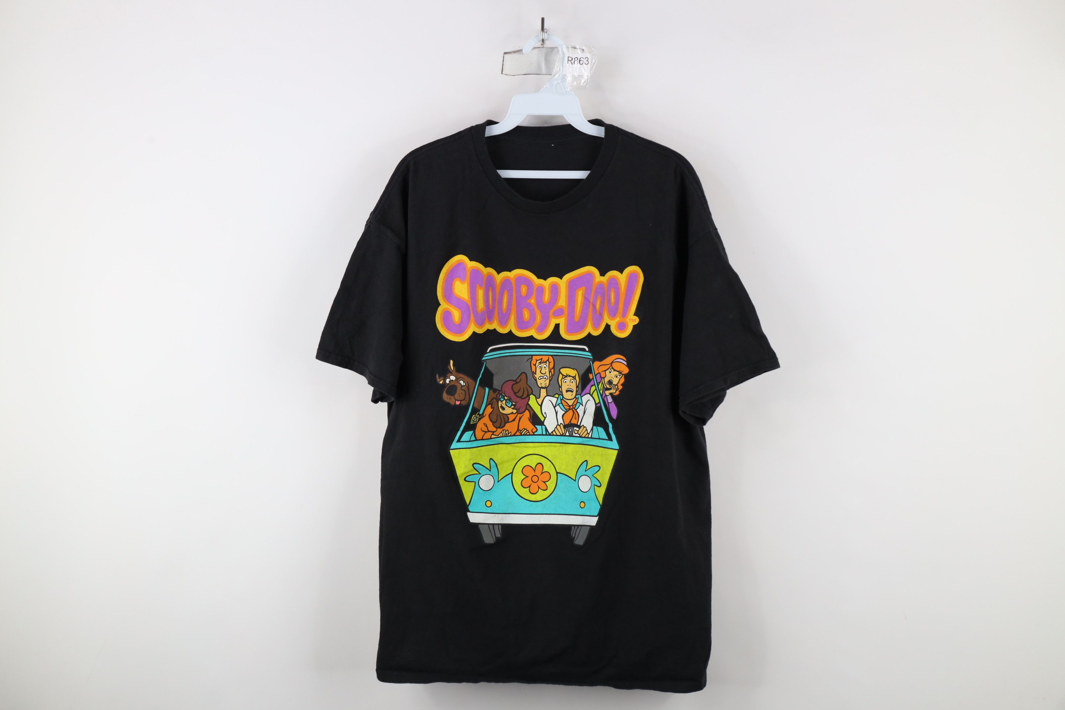 Vintage Vintage 90s Scooby Doo Cartoon T-Shirt Black Cotton Size US XL / EU 56 / 4 - 1 Thumbnail