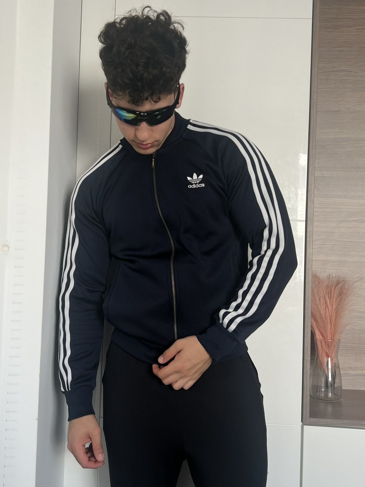 Adidas × Other ‼️Adidas 3 Stripes Track Beanbauer Vintage Y2k Zip Sweatshirt Size US M / EU 48-50 / 2 - 8 Thumbnail