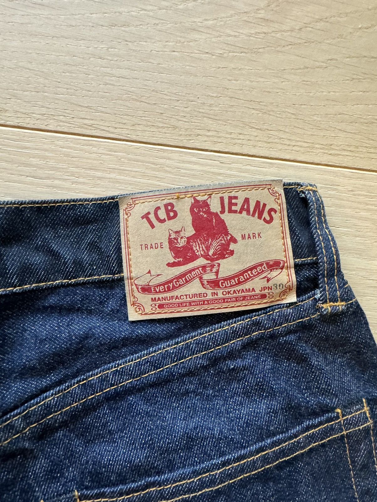 Japanese Brand TCB 505 slim straight Size US 30 / EU 46 - 4 Thumbnail