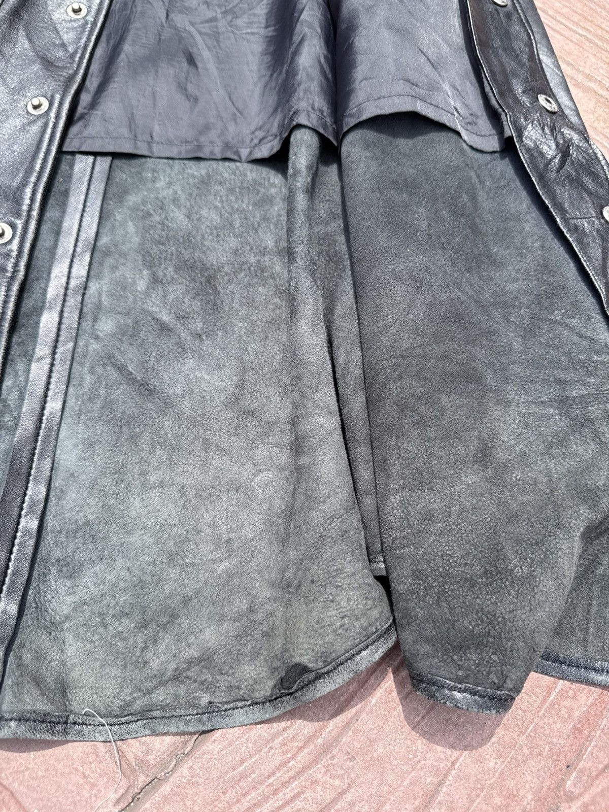 Genuine Leather Vintage UNBRAND Genuine Leather Button Ups Shirt Size US M / EU 48-50 / 2 - 8 Thumbnail