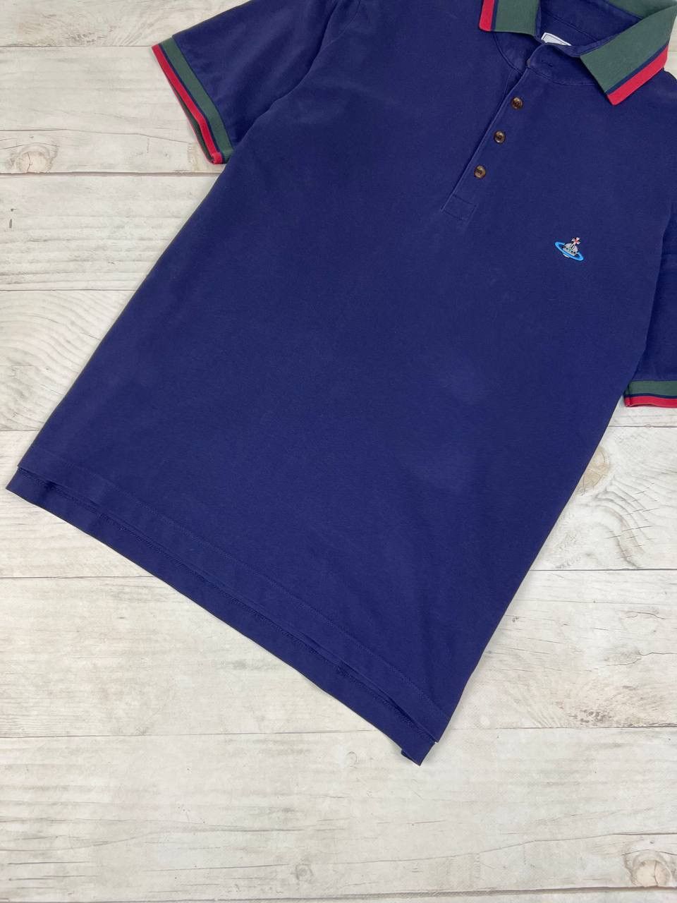 Vivienne Westwood Vivienne Westwood Polo Shirt Logo Orb Basic Size US L / EU 52-54 / 3 - 3 Thumbnail