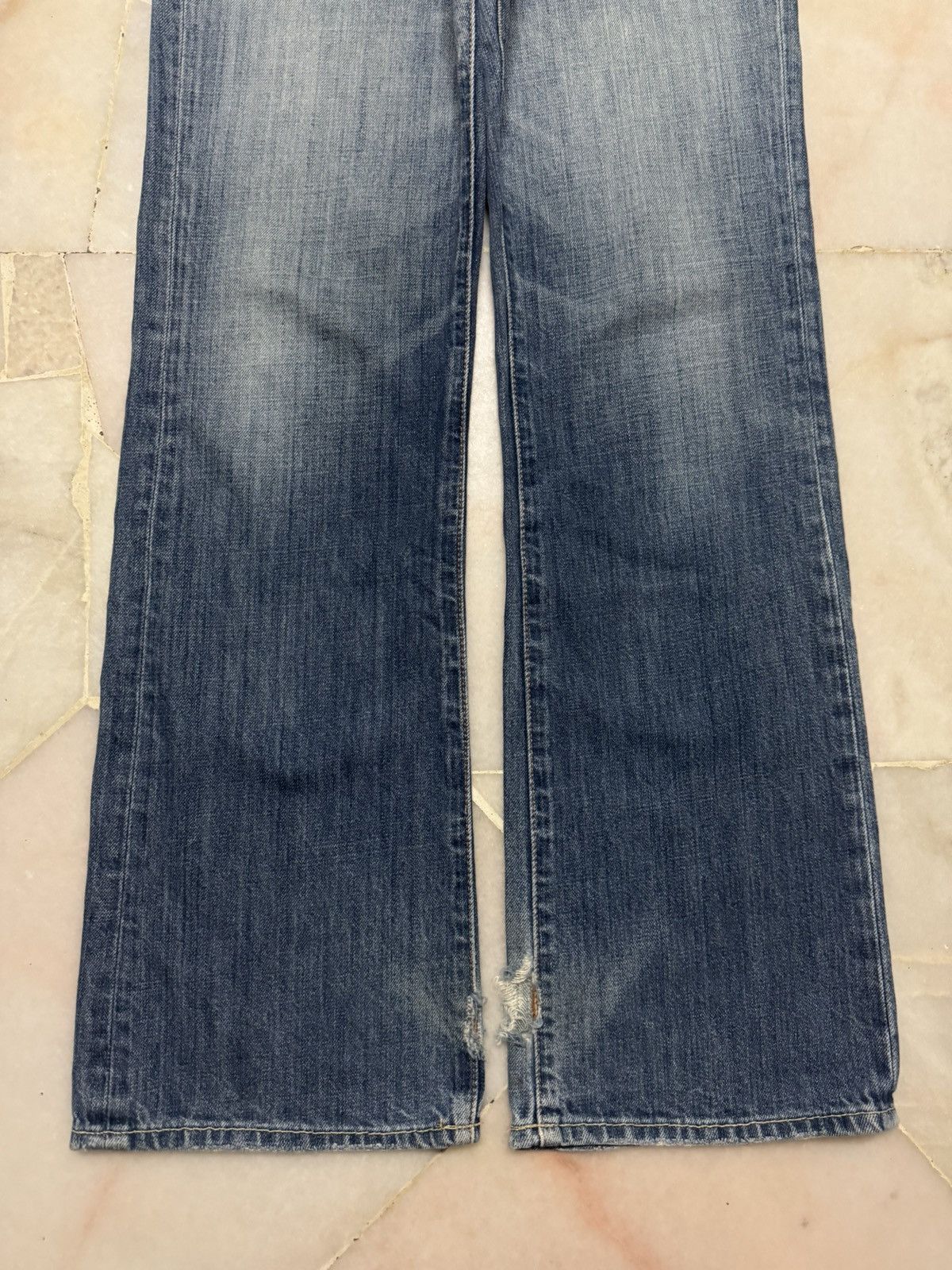 Vintage 💥FLARE💥90s STYLE ABERCROMBIE & FITCH SICK SAND WASH DISTRESS Size US 30 / EU 46 - 6 Thumbnail