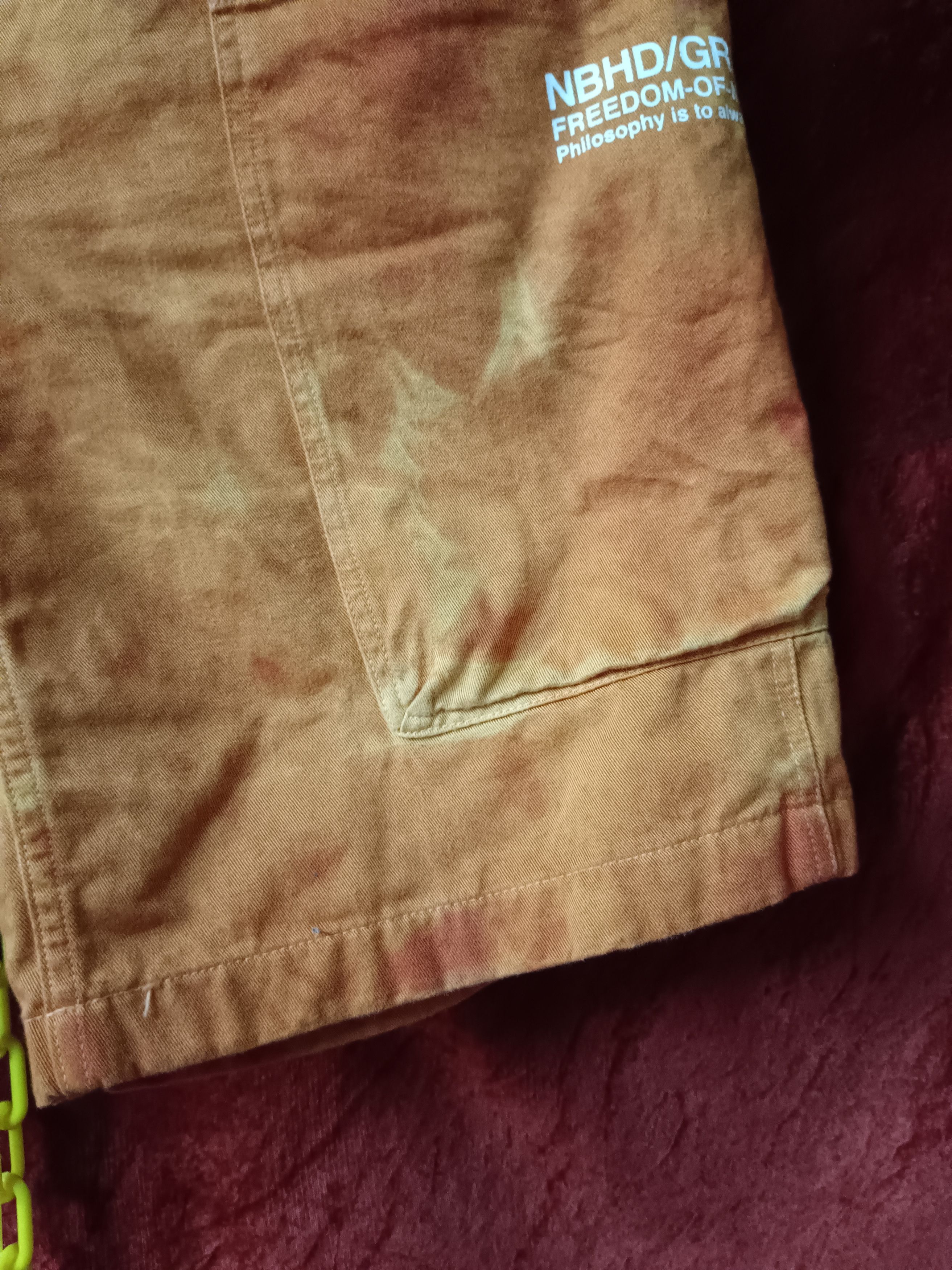 Neighborhood Gramicci Orange Tie-Dye Short Size US 34 / EU 50 - 4 Thumbnail