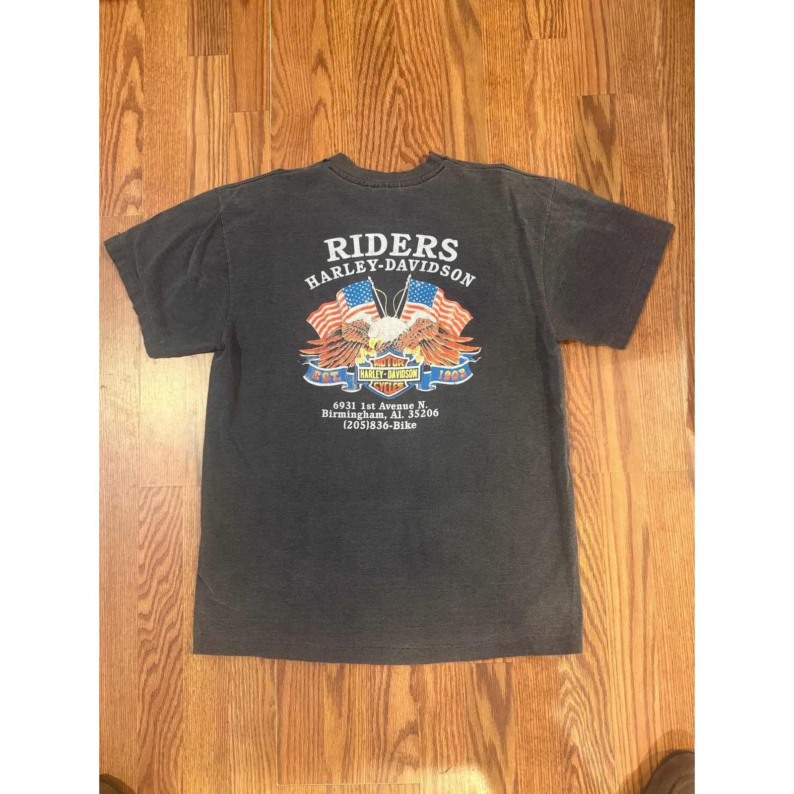 Harley Davidson 3D Emblem Harley Davidson Wizard Last Rider on Earth Size US L / EU 52-54 / 3 - 4 Thumbnail