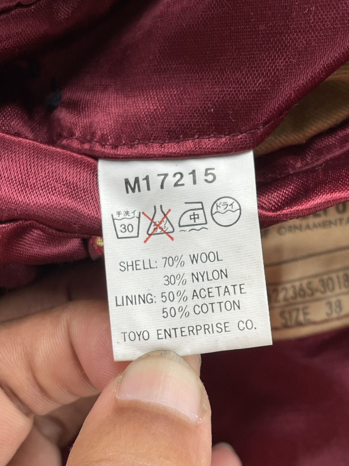 Buzz Rickson's × Indian Motorcycle × Toyo Enterprises 🔥Vtg Indian by Toyo Enterprise WW2 Naval Clothing Pea Coat Size US L / EU 52-54 / 3 - 17 Thumbnail