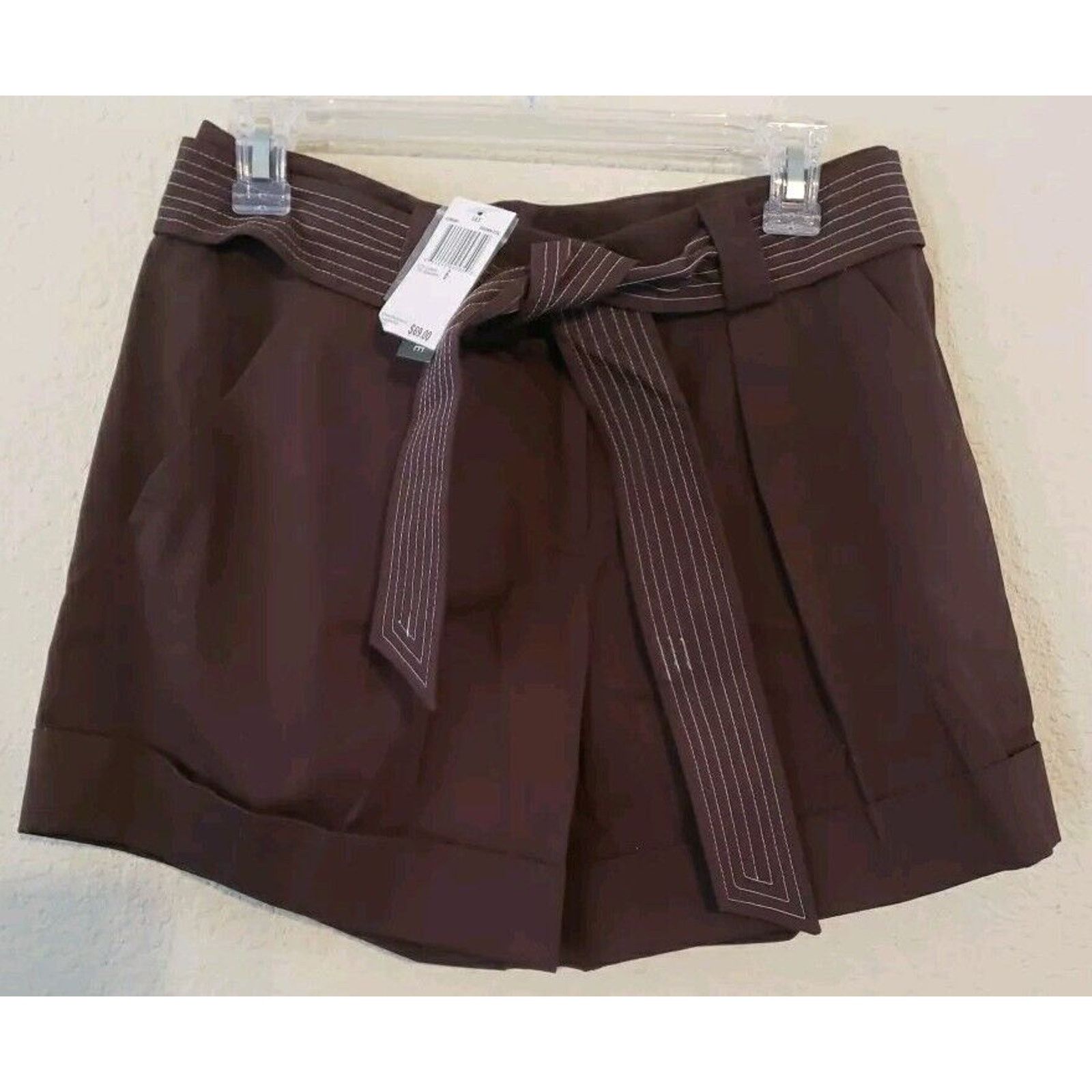Other Chelsea Theodore Womens Size 6 Brown High Rise Shorts Size 28" / US 6 / IT 42 - 3 Thumbnail