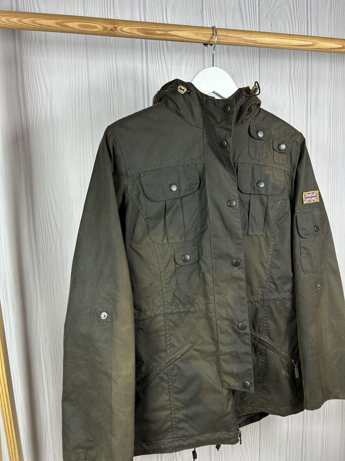 Barbour Barbour Winter Force Waxed Parka Jacket Size 10 Size M / US 6-8 / IT 42-44 - 2 Thumbnail