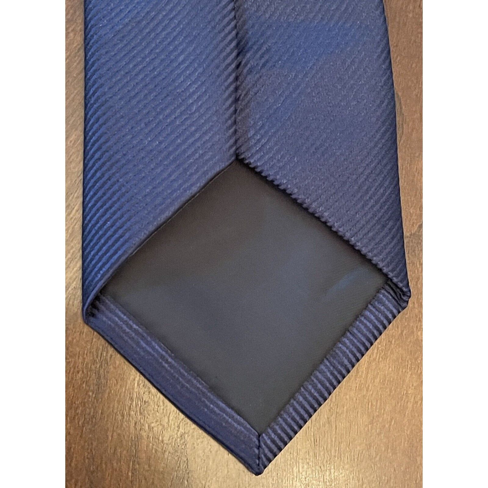 Perry Ellis Perry Ellis Portfolio Repp Blue 100% Polyester Made In China Size ONE SIZE - 2 Thumbnail