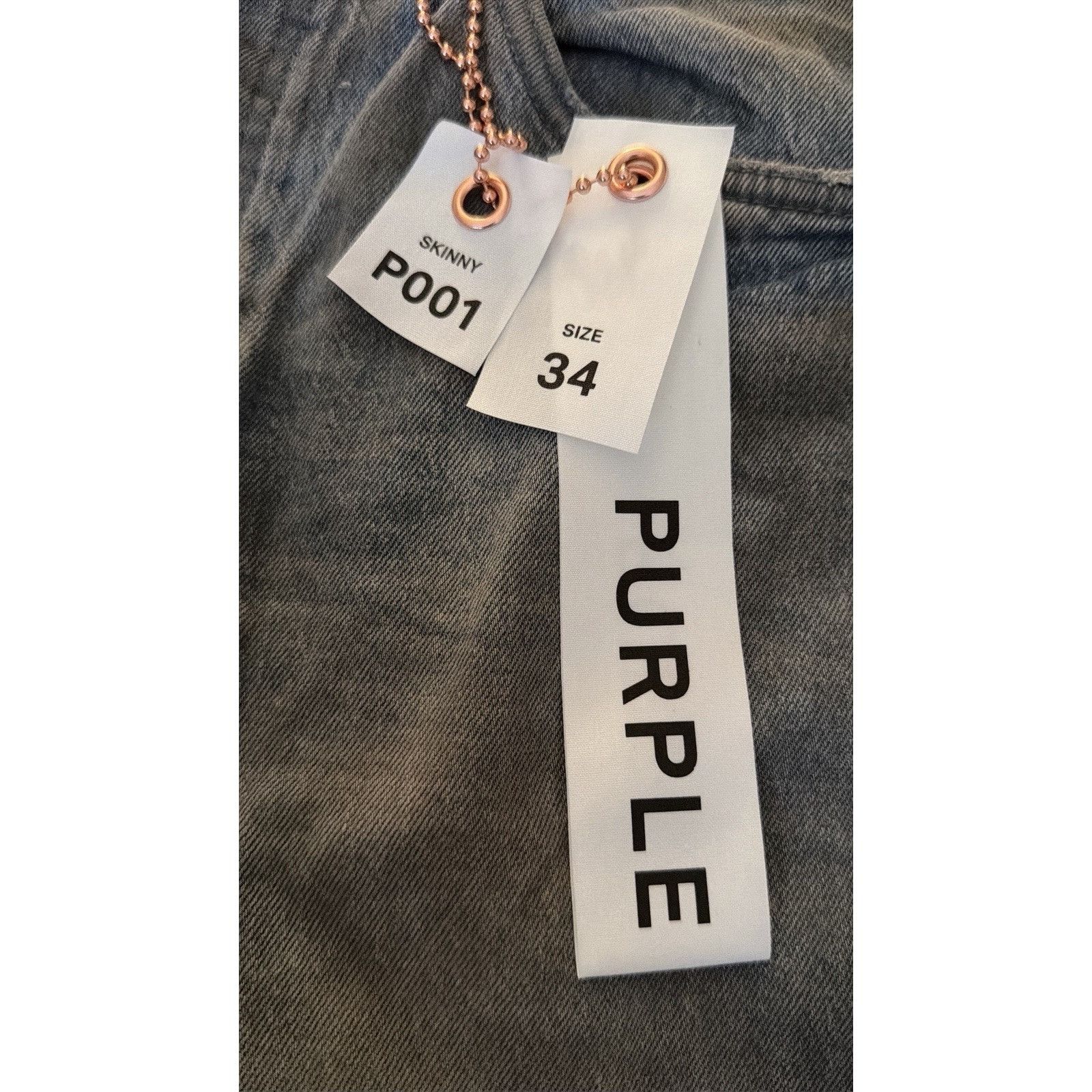 Purple Brand Purple Brand Jeans Men Monterrico Skinny P001 Size 34/32 Size US 34 / EU 50 - 7 Thumbnail