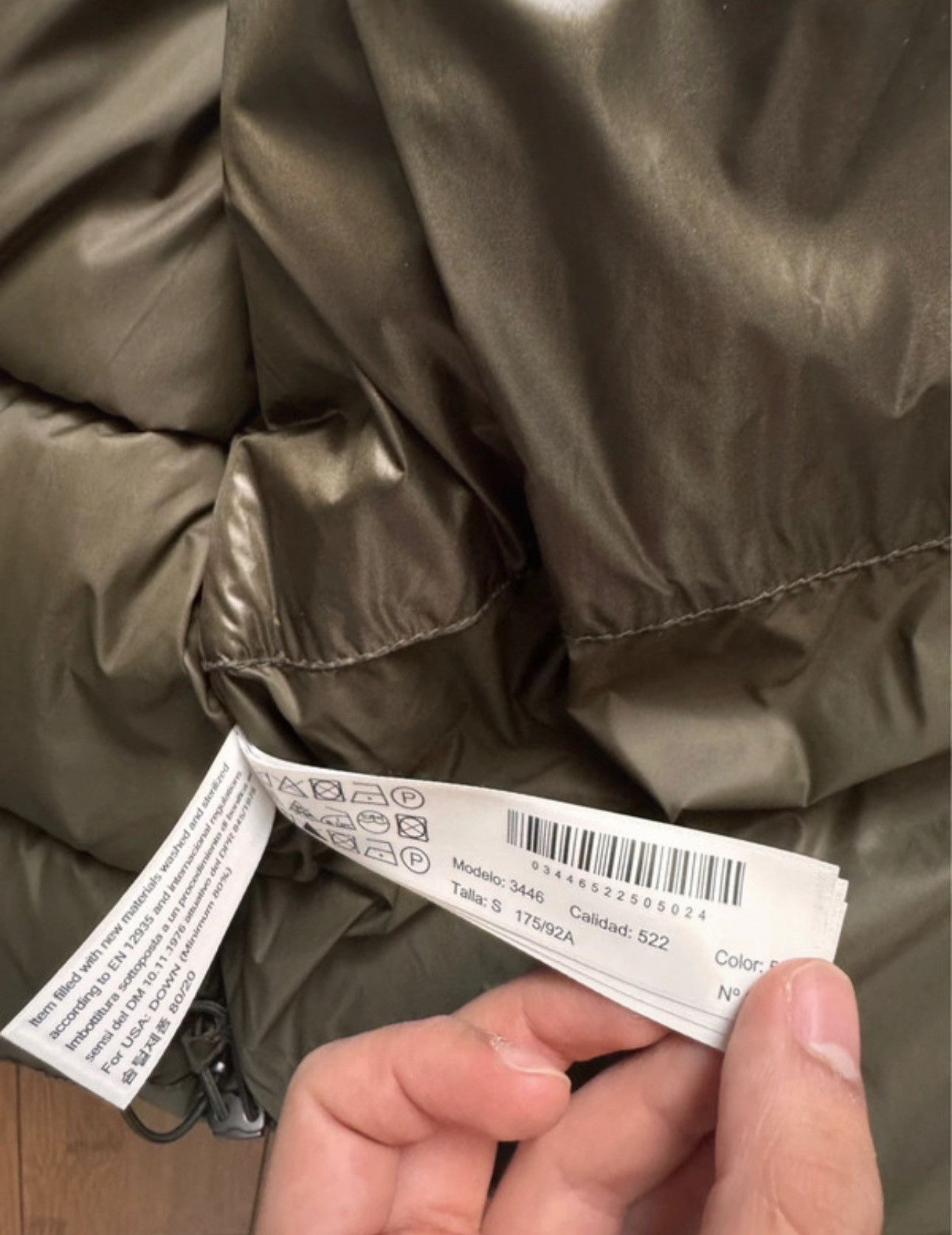 Massimo Dutti Green Puffer Massimo Dutti Size S Size US S / EU 44-46 / 1 - 5 Thumbnail