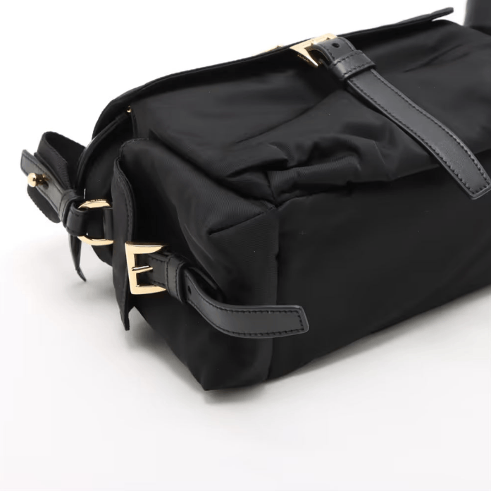 Prada Tessuto Explorer Medium Nylon Leather Two-Way Shoulder Bag Size ONE SIZE - 4 Thumbnail
