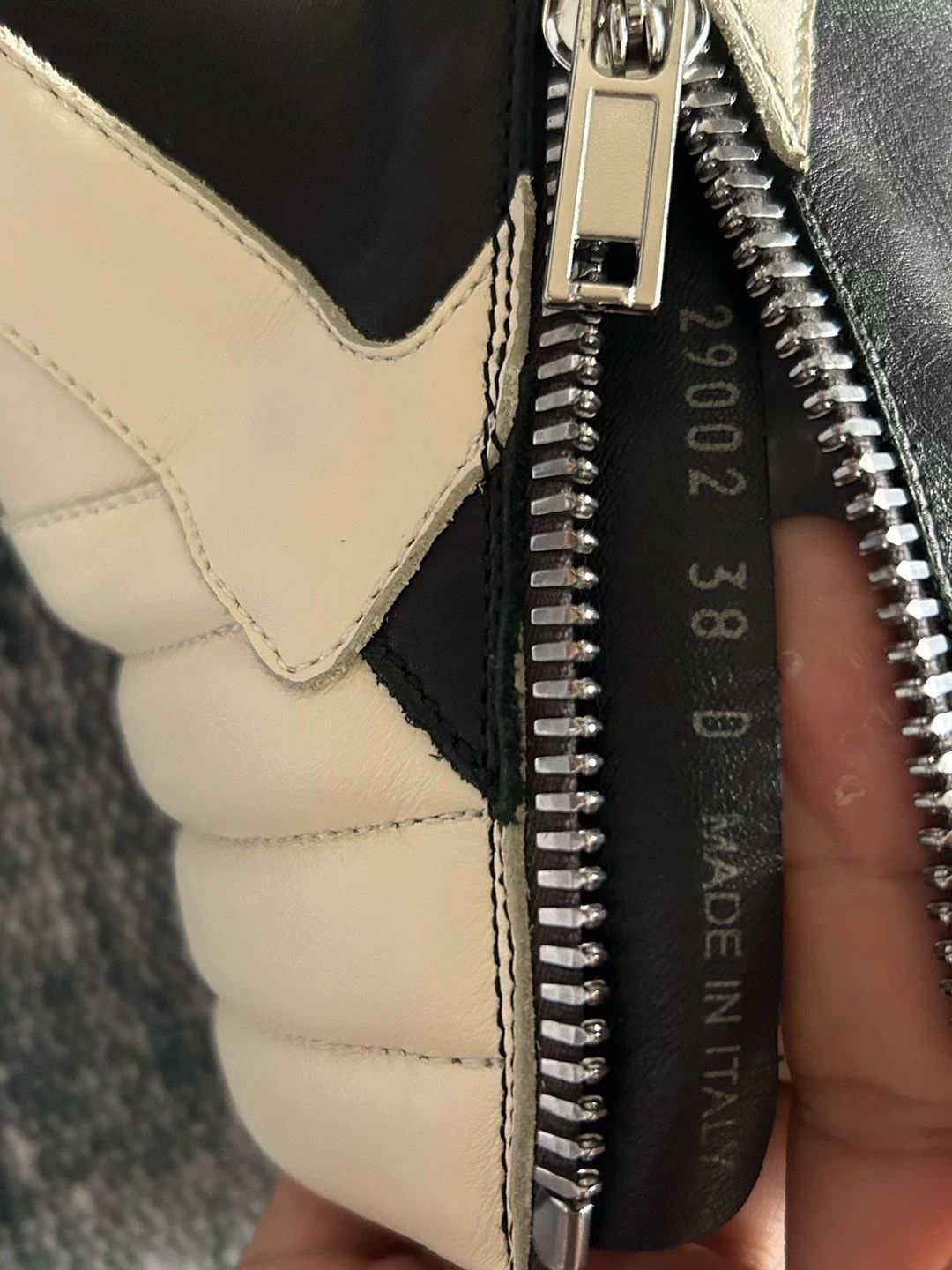 Rick Owens Rick Owens Geobasket 38 Baby Lambskin Mint Size US 7 / IT 37 - 7 Thumbnail