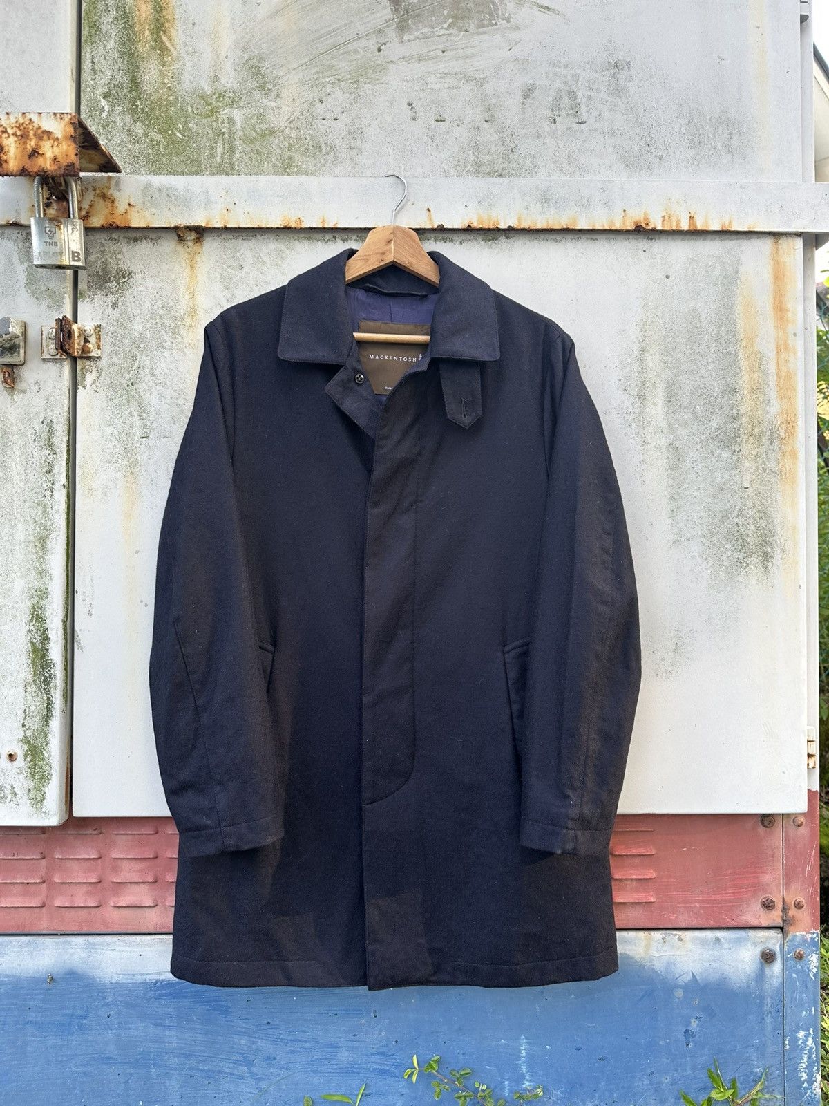Mackintosh 👹Manckintosh Long Wool Jacket Made In Schotland Size US M / EU 48-50 / 2 - 2 Thumbnail