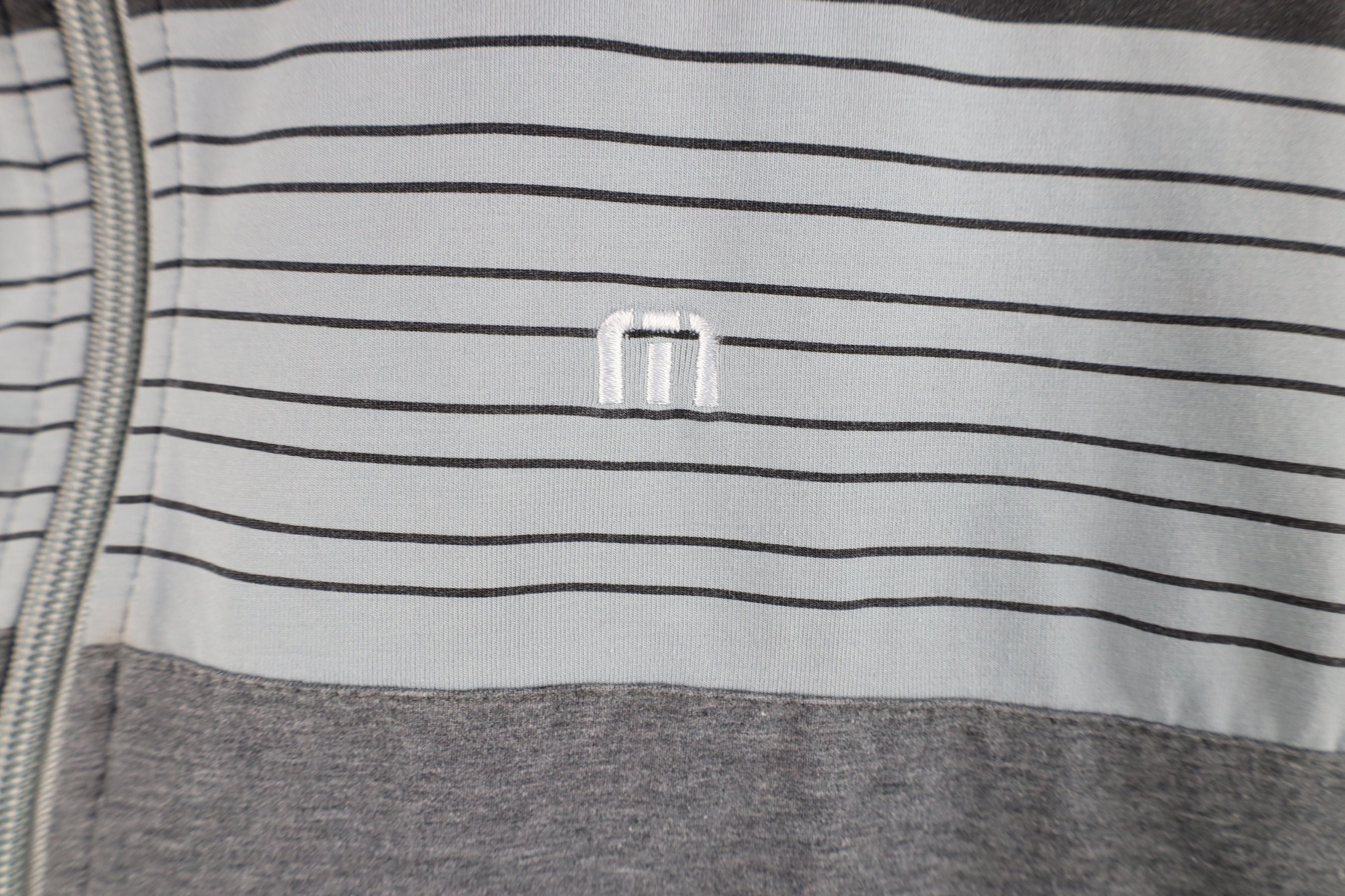 TravisMathew Travis Mathew Striped Half Zip Pullover Golf Top Jacket Size US L / EU 52-54 / 3 - 4 Thumbnail
