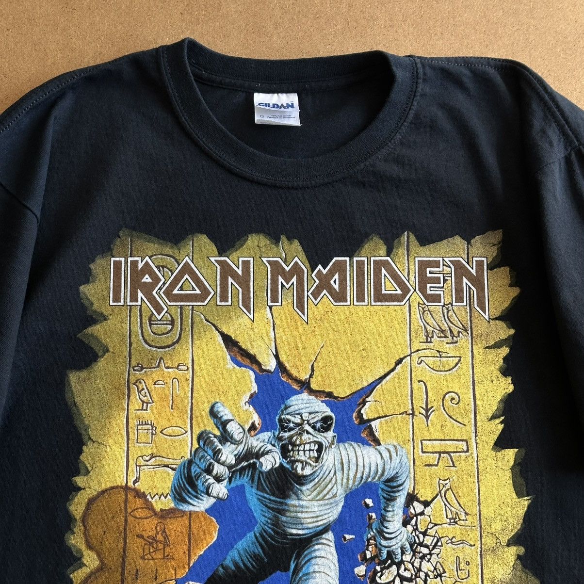 Band Tees Vintage y2k Iron Maiden Powerslave Eddie Promo Band Tee Size US L / EU 52-54 / 3 - 3 Thumbnail
