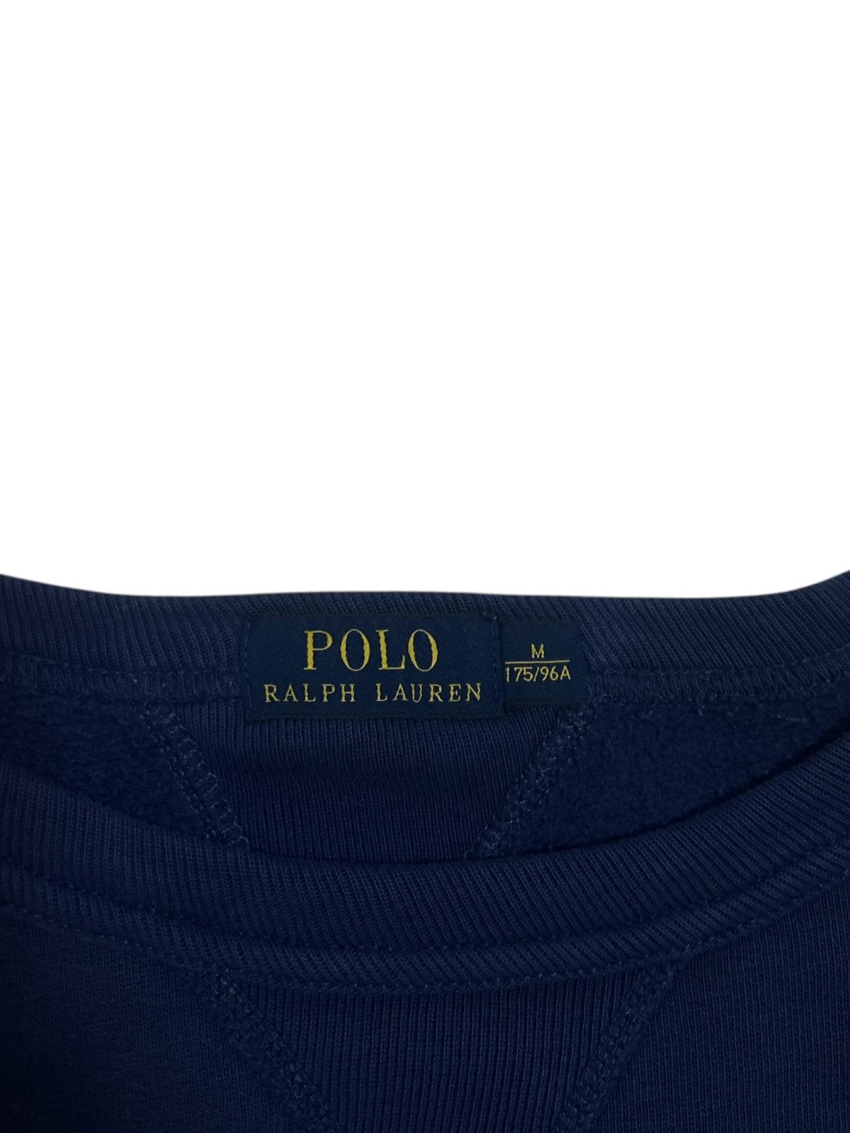 Polo Ralph Lauren Vintage Ralph Lauren Big Logo Sweatshirt Navy Blue Size US M / EU 48-50 / 2 - 3 Thumbnail