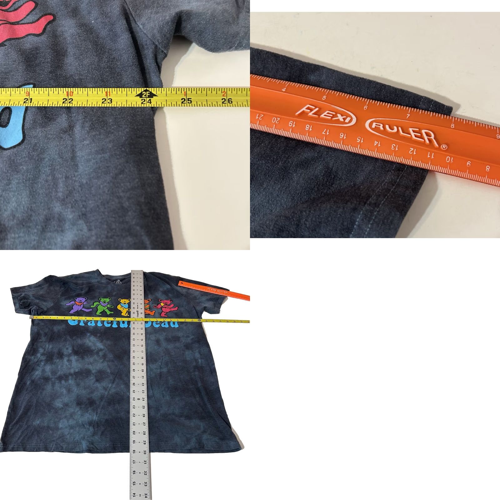 Vintage Grateful Dead Dancing Bears Shirt Men 2XL Blue Tie Dye Short Sleeve 2021 Size US XXL / EU 58 / 5 - 10 Thumbnail