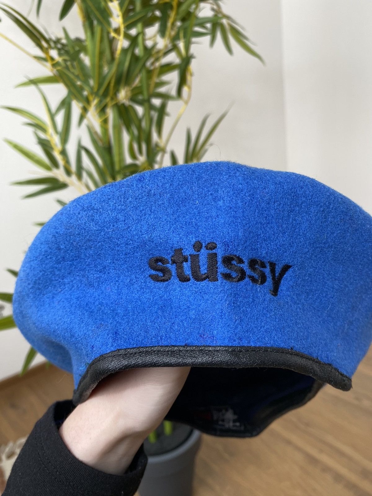 Stussy VINTAGE STUSSY NAVI BERET HAT 1990s Size ONE SIZE - 4 Thumbnail