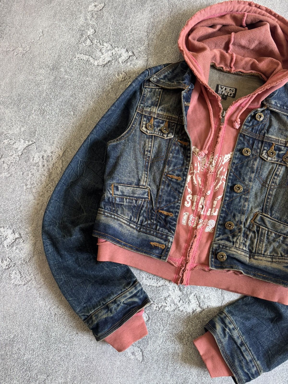 Hysteric Glamour Vintage S/size retro archive jacket y2k + hoodie L.G.B. Size S / US 4 / IT 40 - 2 Thumbnail