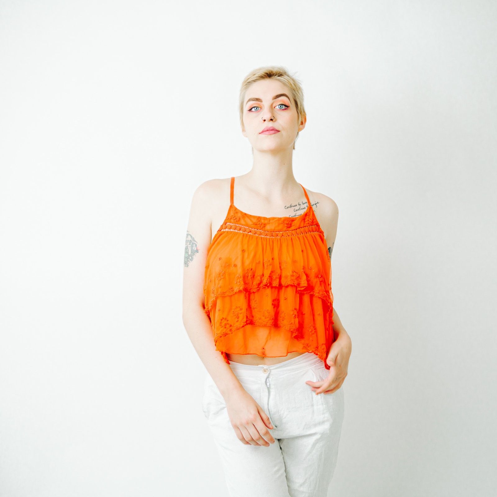 Free People Free People Lace Layered Halter Top - Large Size L / US 10 / IT 46 - 1 Thumbnail