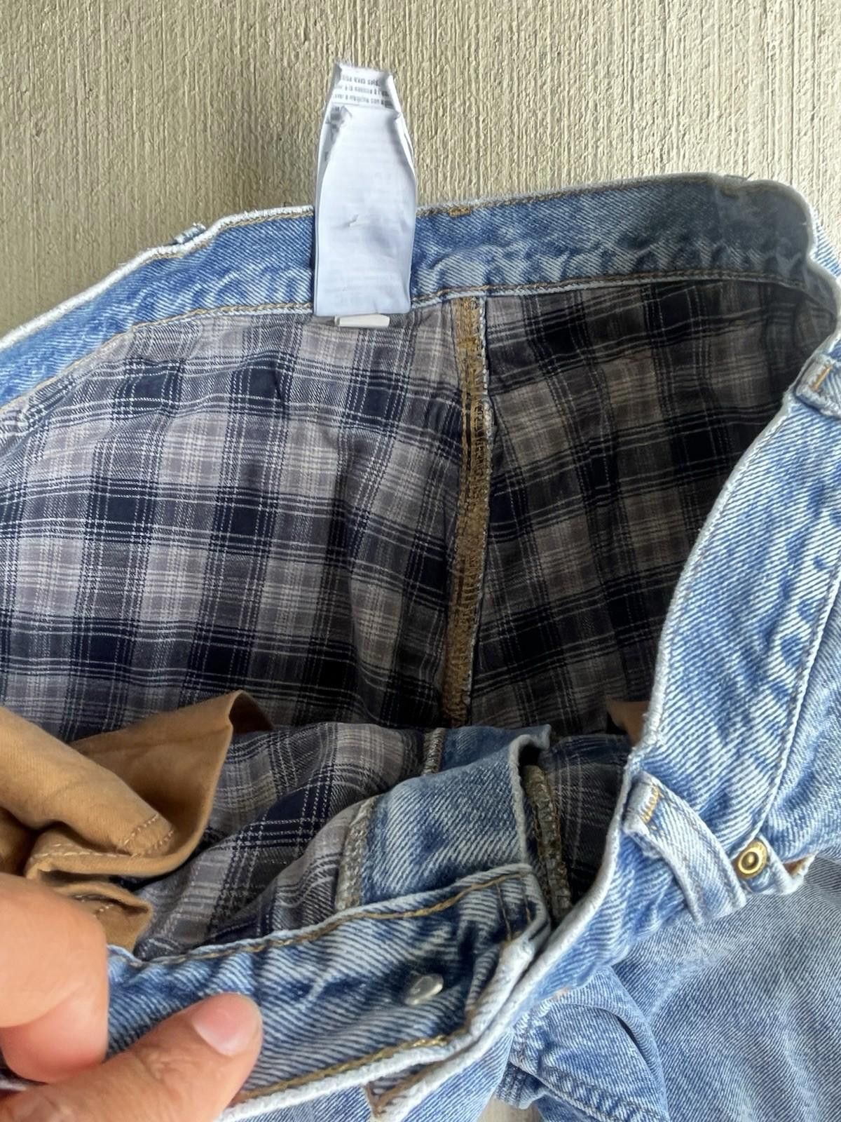 Carhartt Carhartt Blanket Lined Denim Pants Size 34x34 Size US 34 / EU 50 - 4 Thumbnail