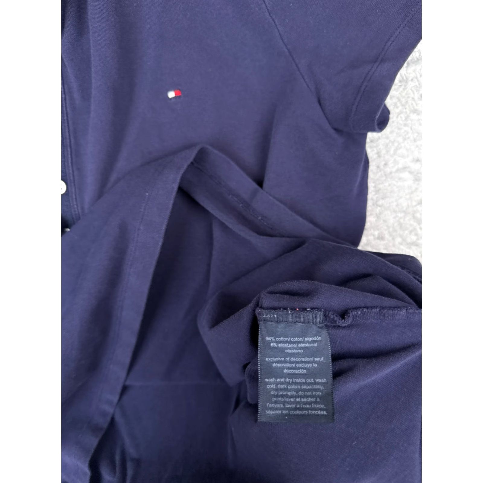 Tommy Hilfiger Tommy Hilfiger Polo Shirt Women L Blue Cotton Blend Short Sleeve Polo Shirt Women L Blue Cotton Blend Short Sleeve Polo Shirt Size L / US 10 / IT 46 - 7 Thumbnail