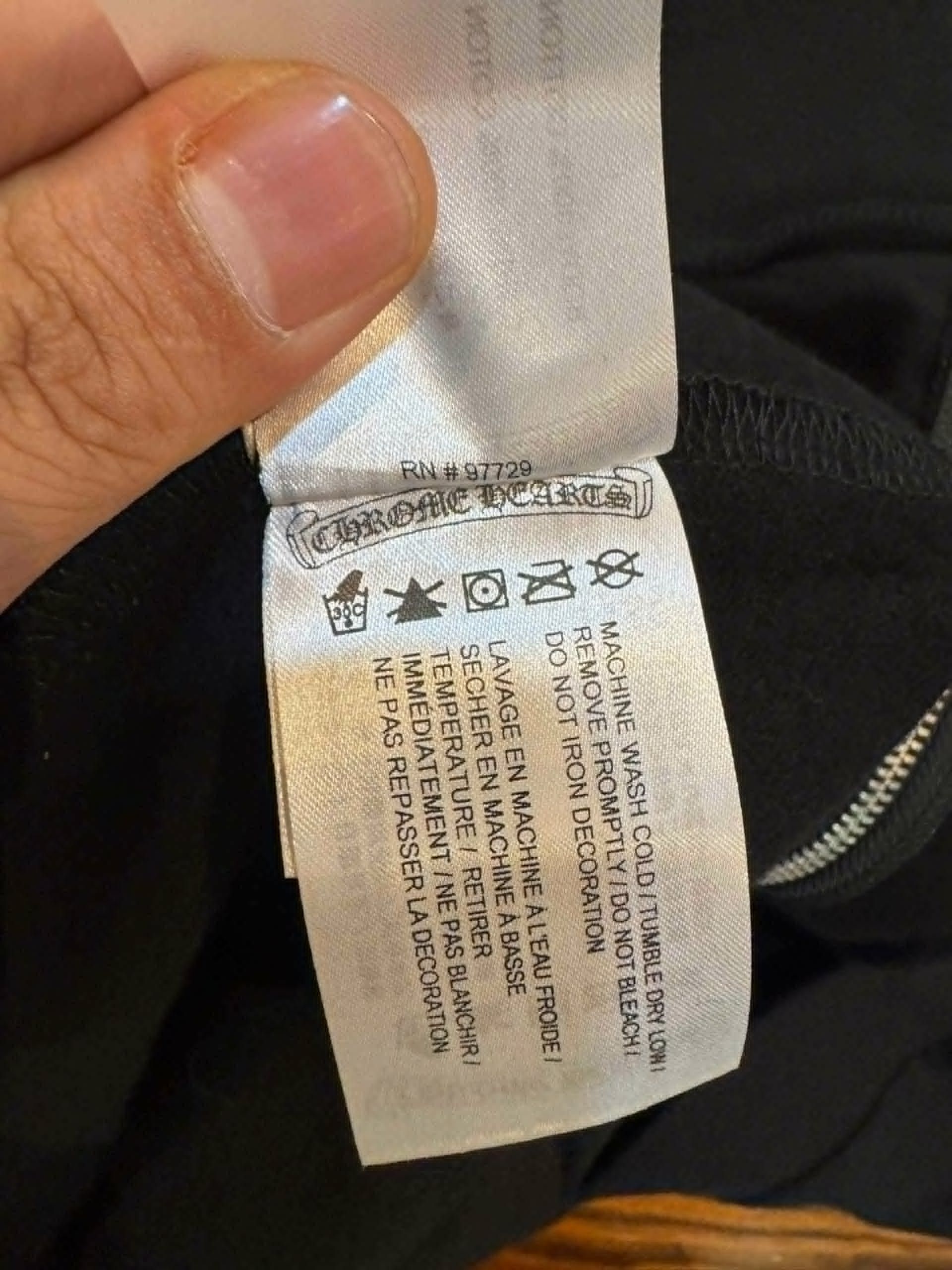 Chrome Hearts CHROME HEARTS Multicolor Cross Cemetery Zip Up Hoodie BLACK Size US XL / EU 56 / 4 - 10 Thumbnail
