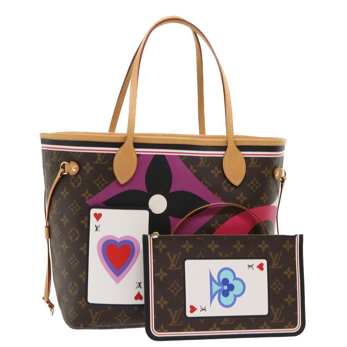 LOUIS VUITTON Monogram Game On Neverfull MM Tote Bag M57452