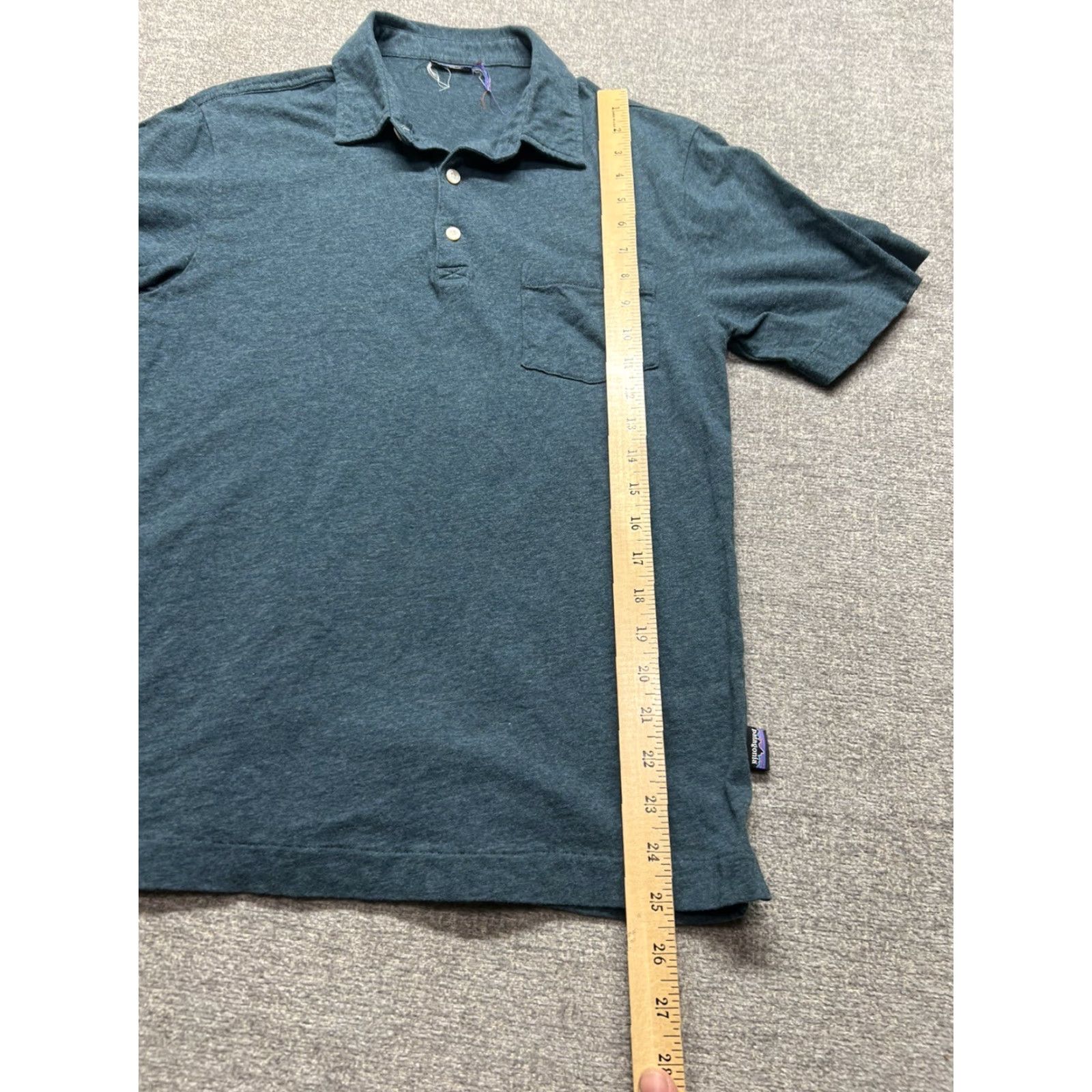 Patagonia Patagonia Polo Shirt Men Short Sleeve Blue Cotton Pullover Casual Size S Size US S / EU 44-46 / 1 - 4 Thumbnail