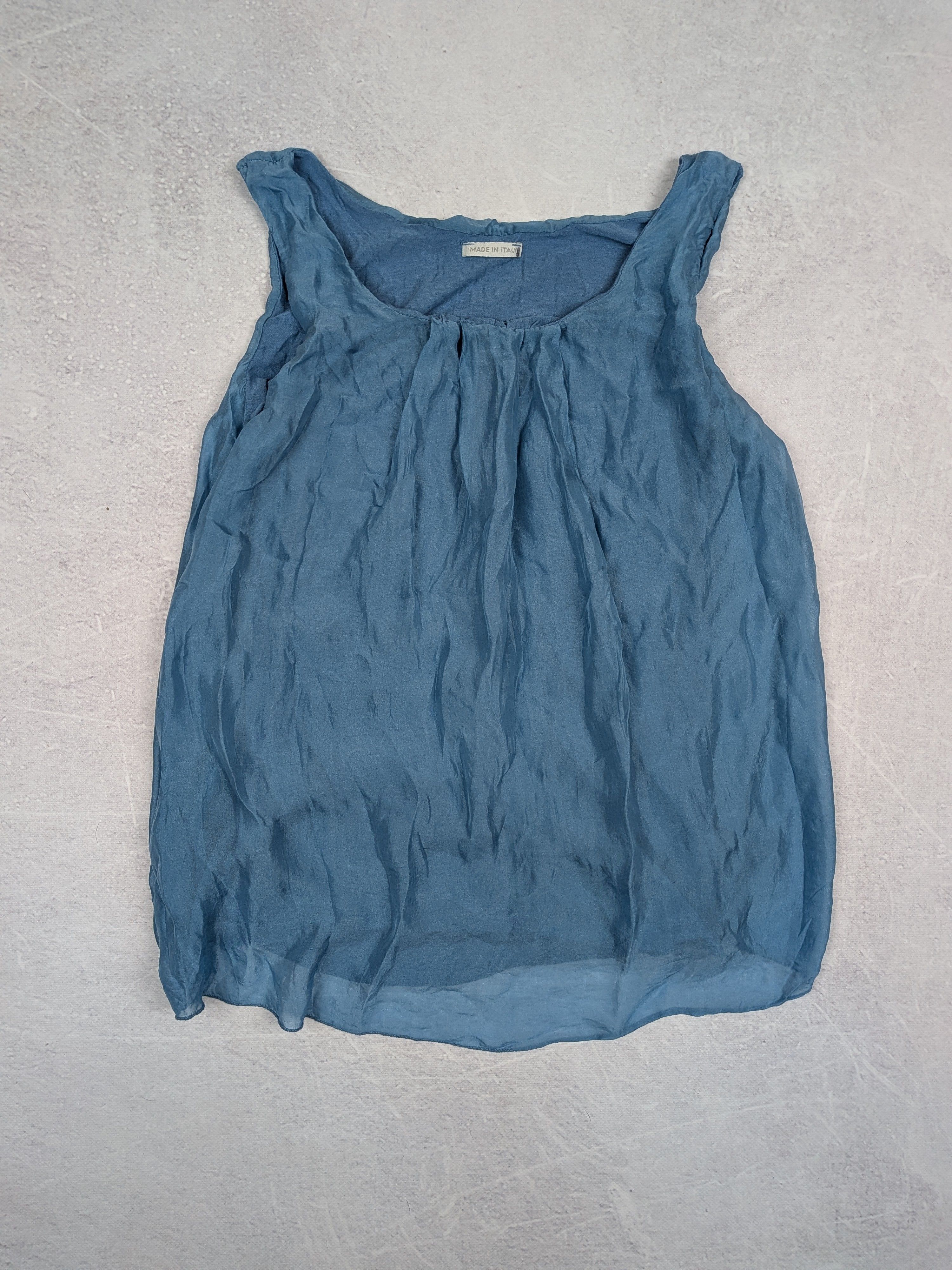 Other Made in Italy 100% Pure Silk Top Gown Inner Lining Size S M Size S / US 4 / IT 40 - 1 Thumbnail
