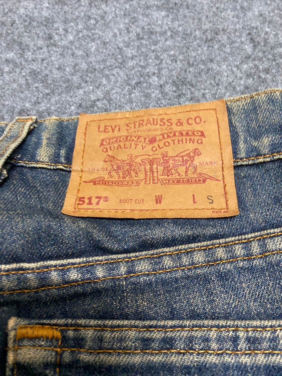 If Six Was Nine Vintage 90s Levis 517 Bootcut Distressed Denim Size US 28 / EU 44 - 18 Thumbnail