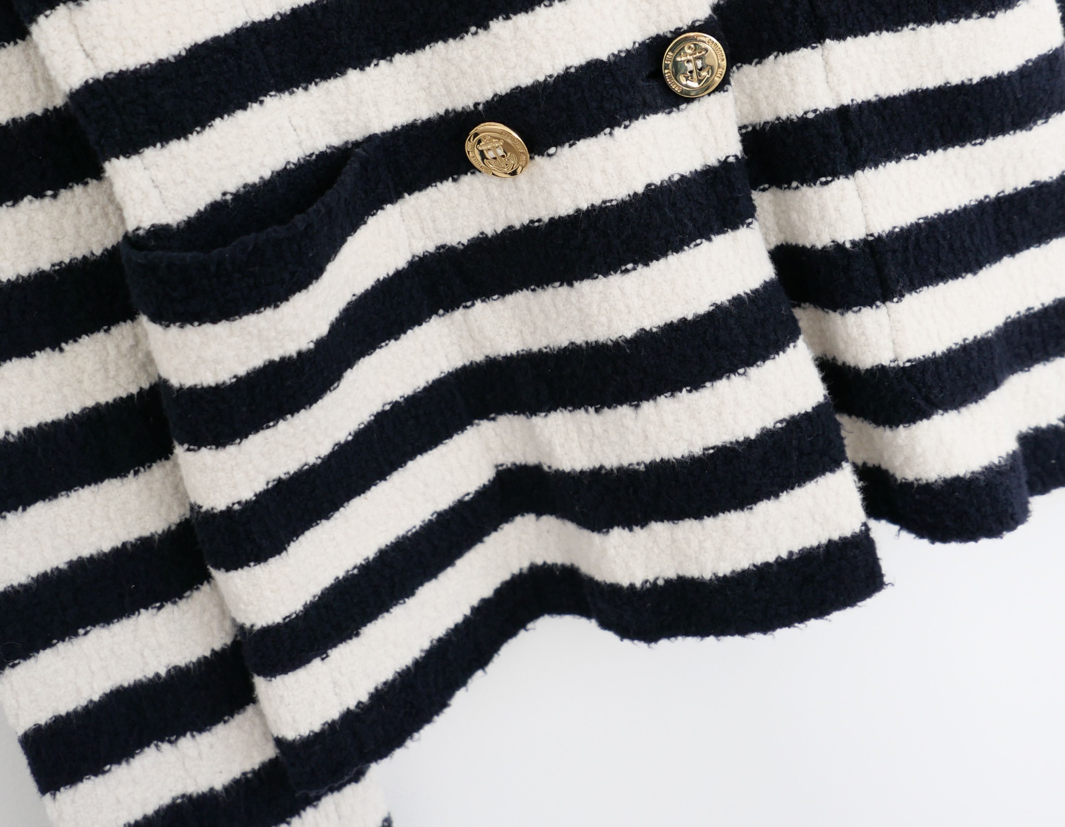 Dior Dior Fantaisie Striped Bar Jacket Cruise 2022 Size S / US 4 / IT 40 - 2 Thumbnail