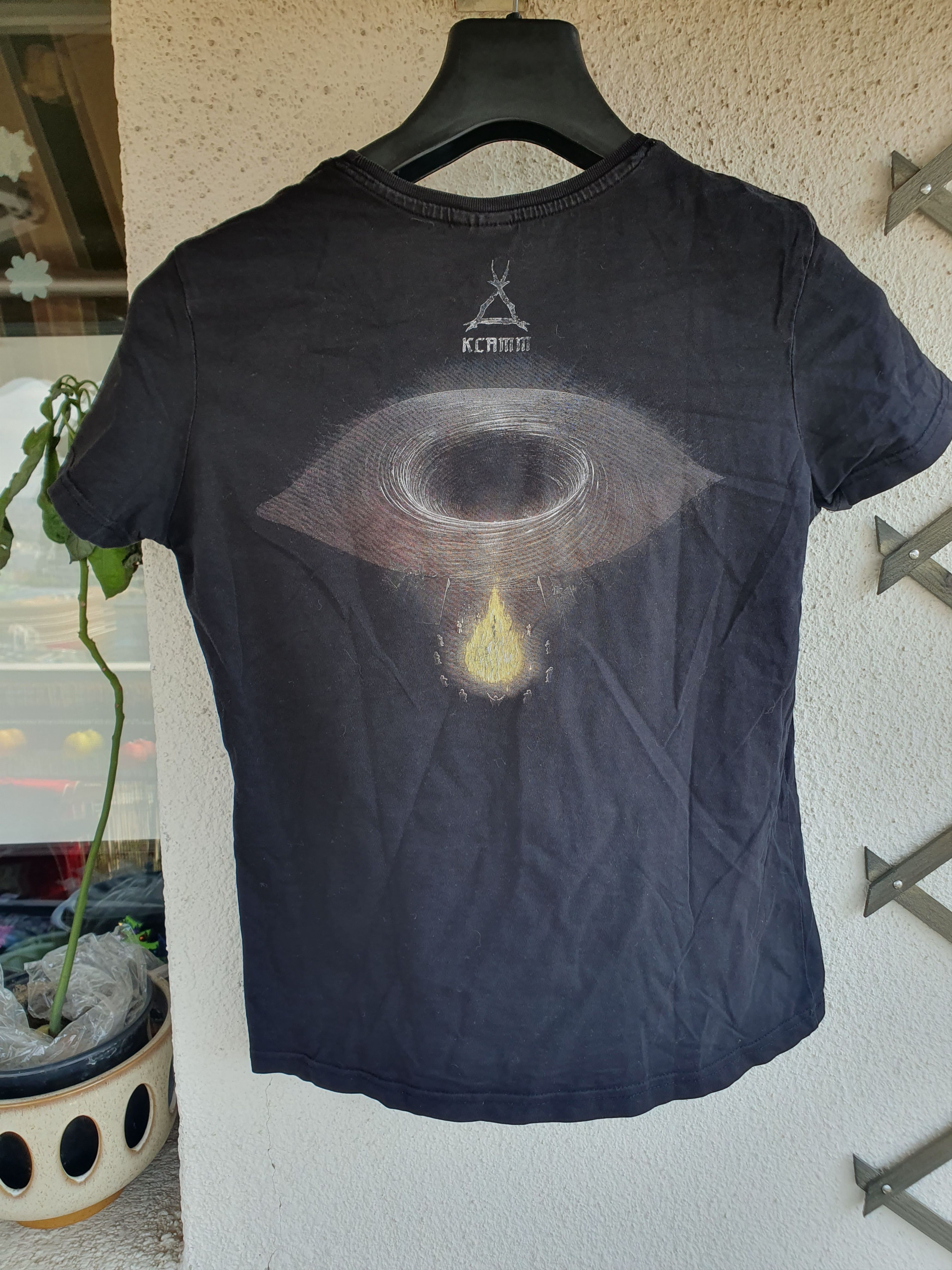 Band Tees Klamm Wahnsee Women's Black Metal Band t-shirt sz M Size M / US 6-8 / IT 42-44 - 2 Thumbnail